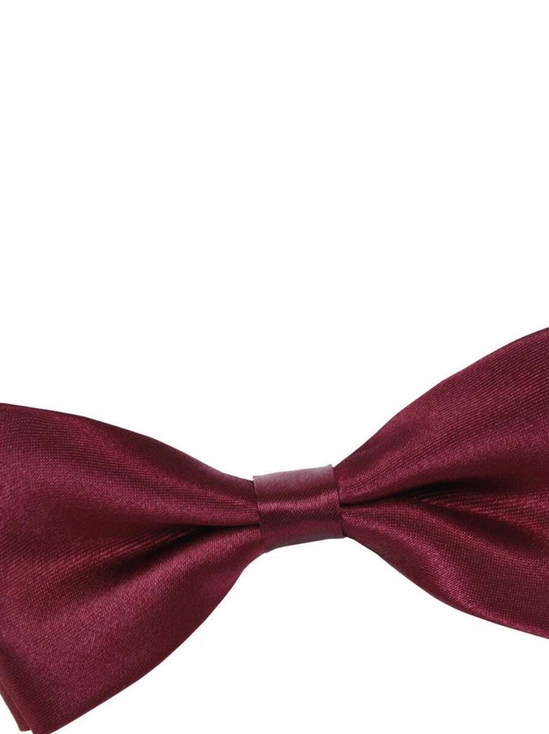 Noeud Papillon Satin - Fabriqué en Europe Bordeaux - Kiabi