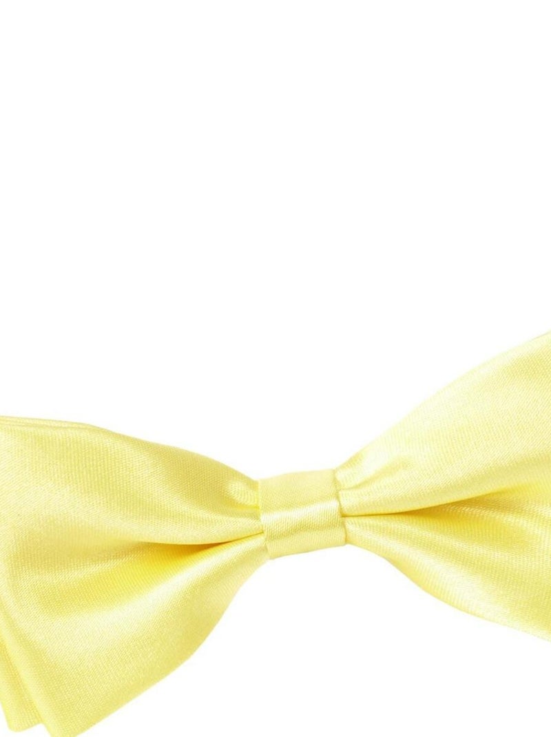 Noeud Papillon Satin - Fabriqué en Europe Jaune - Kiabi