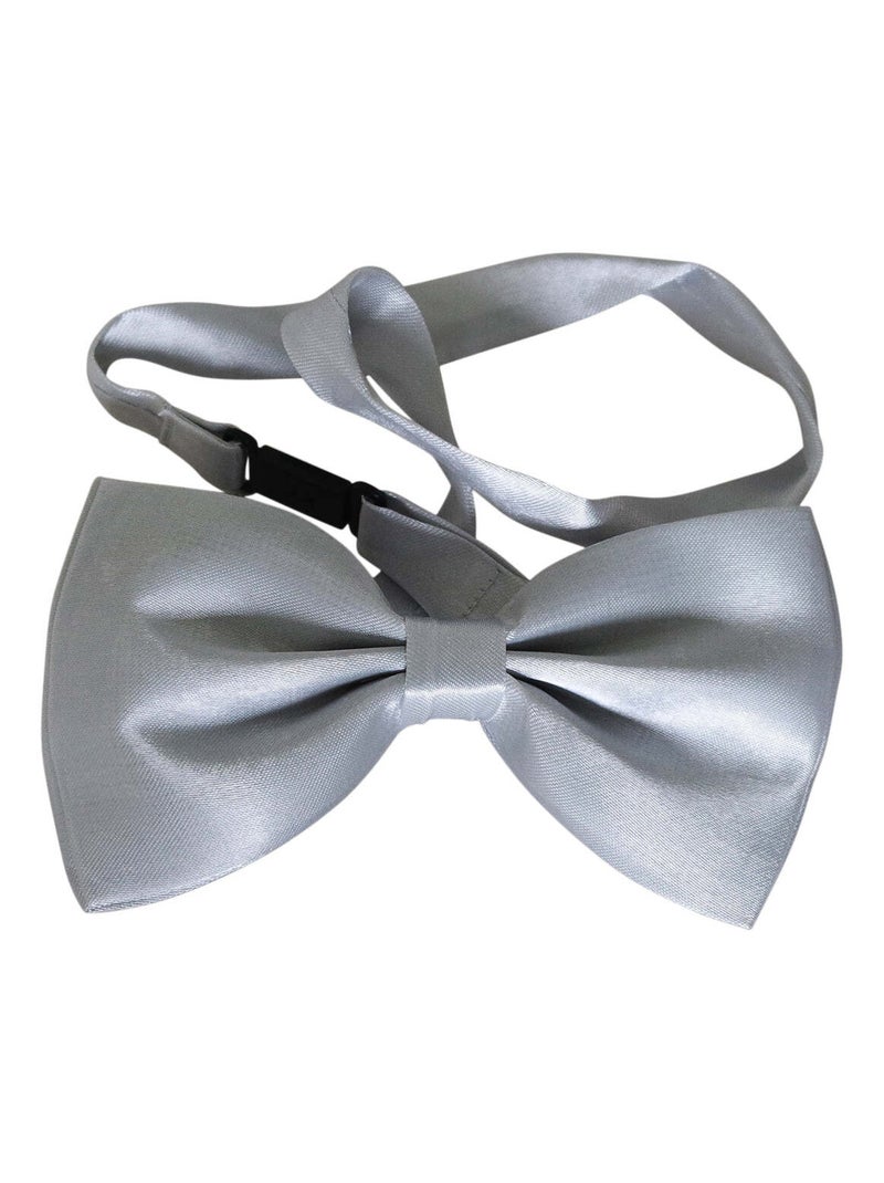 Noeud papillon satiné Gris - Kiabi