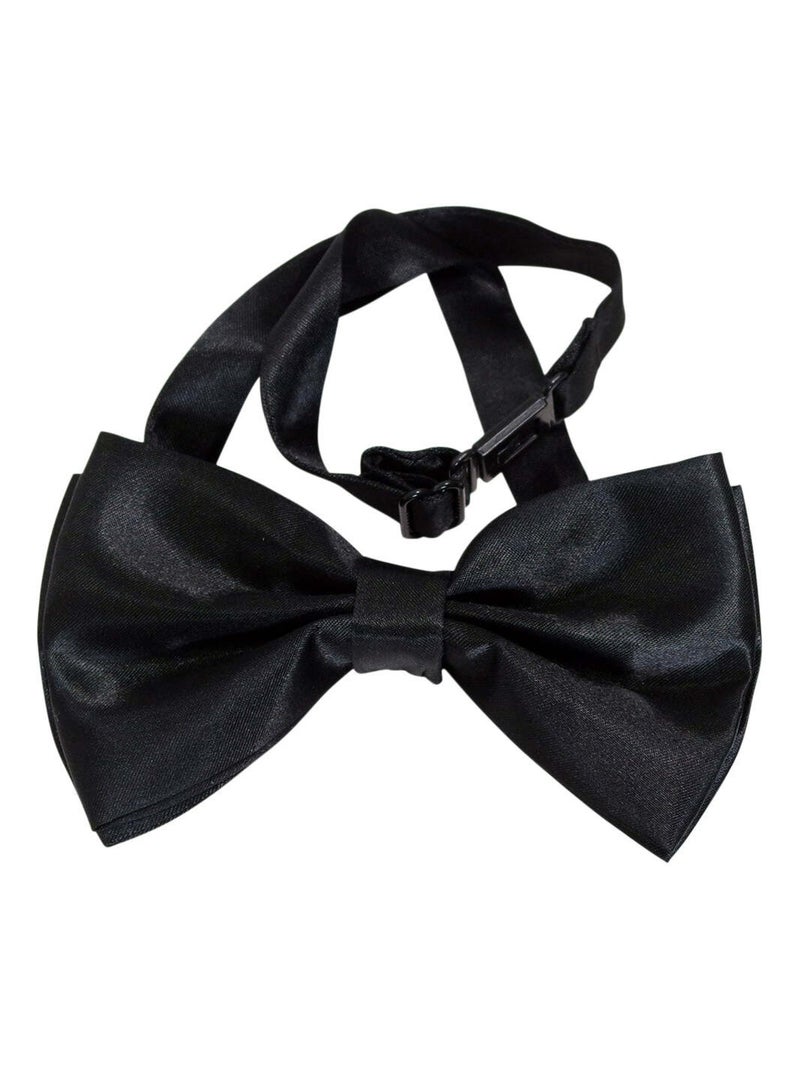 Noeud papillon satiné Noir - Kiabi