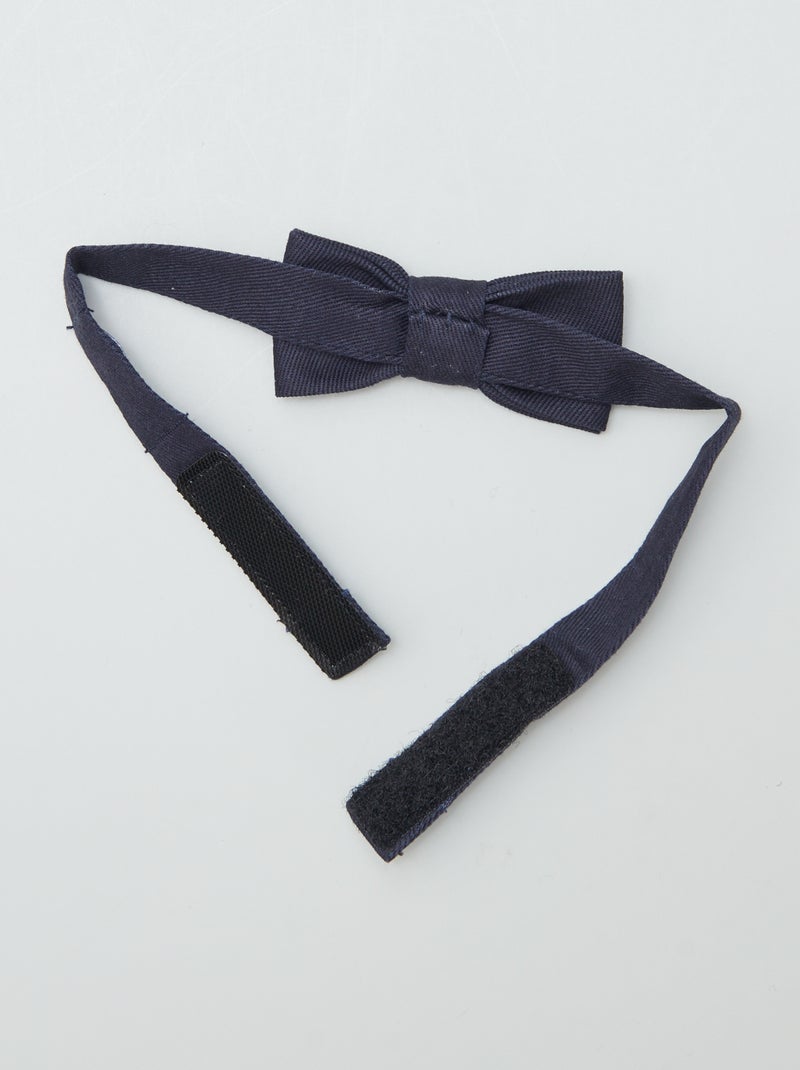 Noeud papillon uni Bleu - Kiabi