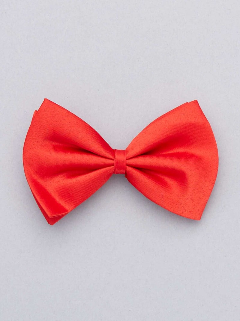 Noeud papillon uni rouge - Kiabi