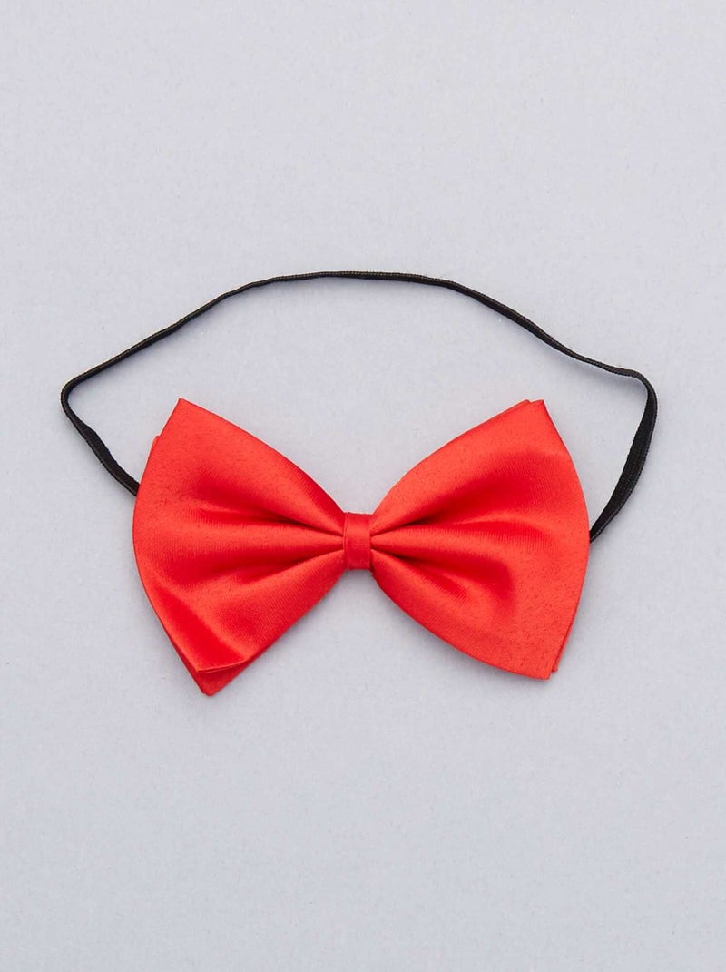 Noeud papillon uni rouge - Kiabi