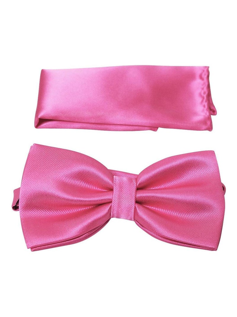 Nœud papillon uni Vieux rose - Kiabi