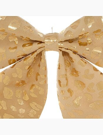 Noeud velours leopard 24x20