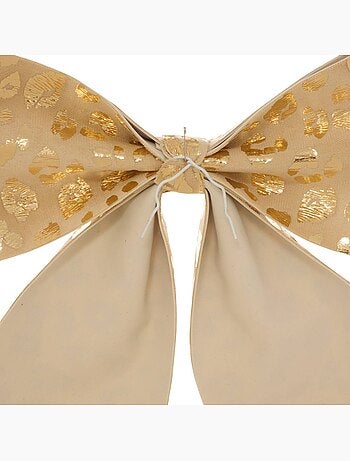 Noeud velours leopard 24x20