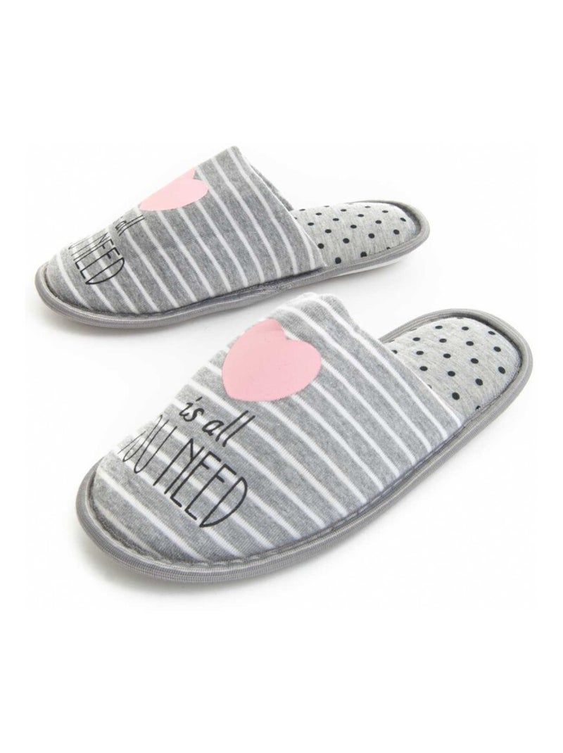Northome Pantoufle Homer Gris - Kiabi