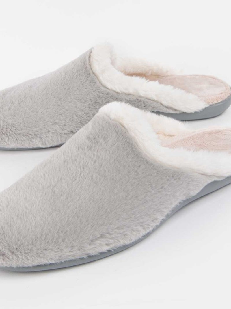Northome Pantoufle Louslip2 Gris - Kiabi