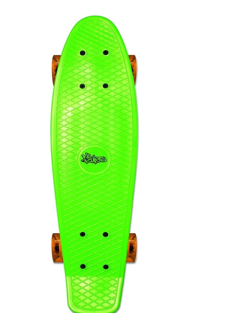 NoRules Skateboard ABEC 5 Fun vert - transparent orange N/A - Kiabi