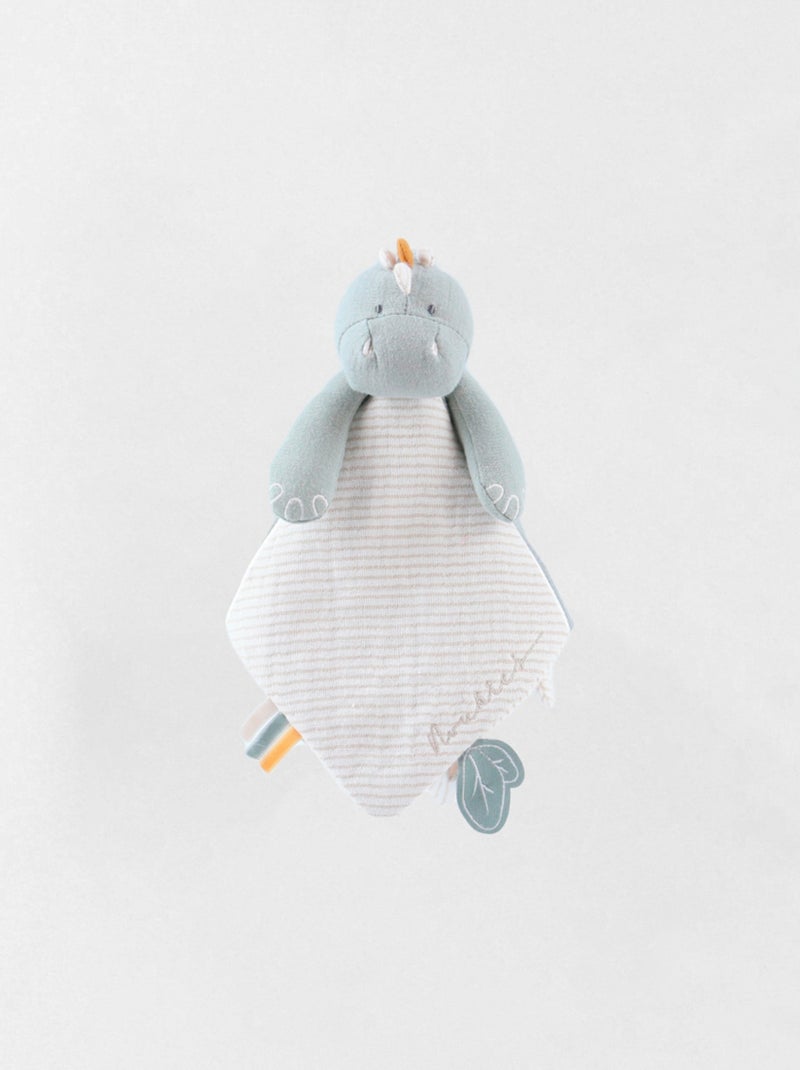 Noukie's - Doudou attache sucette Stégi le stégosaure Vert - Kiabi