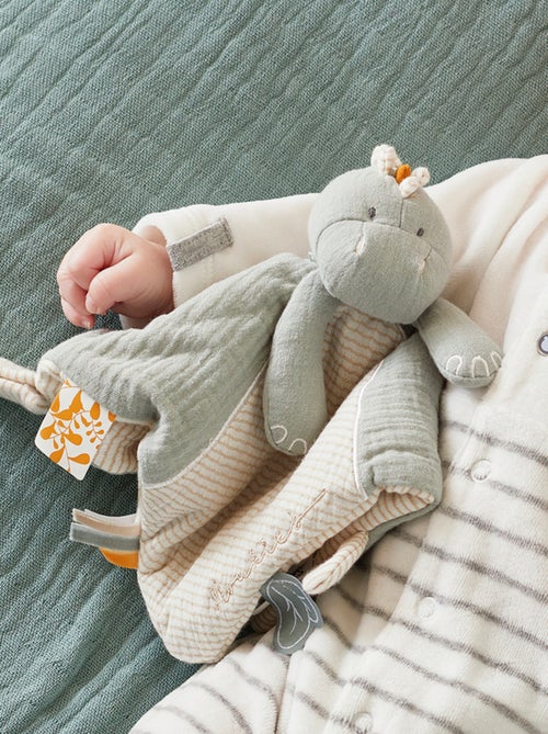 Noukie's - Doudou attache sucette Stégi le stégosaure - Kiabi