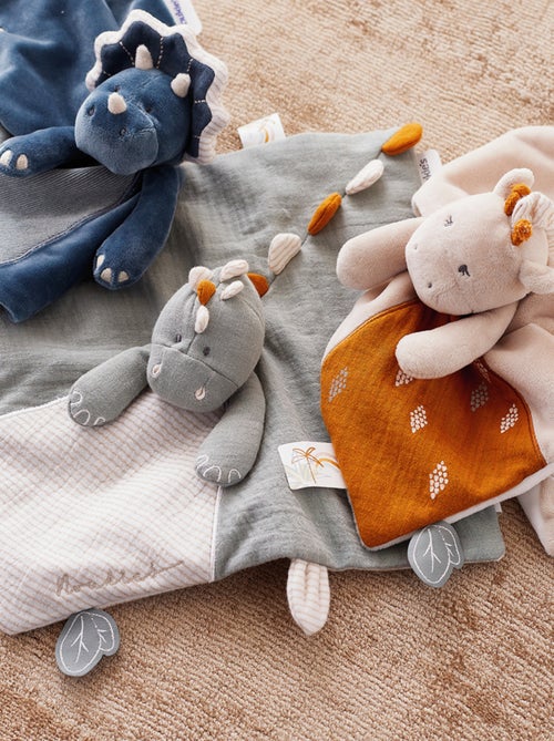 Noukie's - Doudou attache sucette Stégi le stégosaure - Kiabi