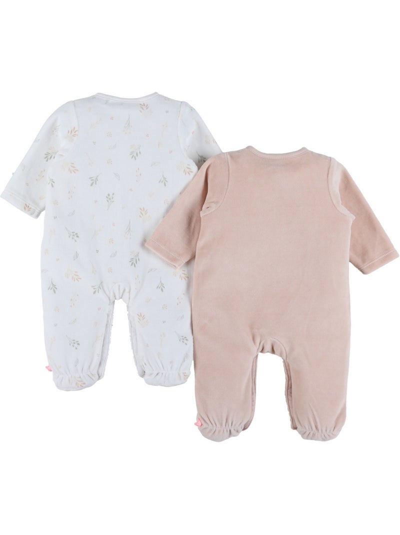 Noukie's - Lot de 2 pyjamas Rose - Kiabi