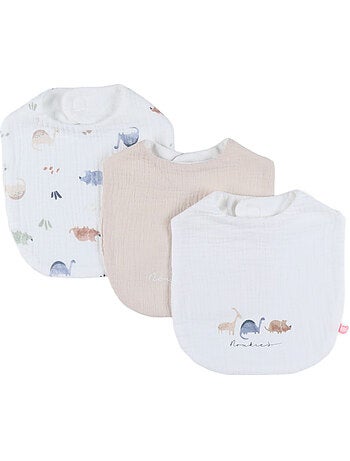 Noukie's - lot de 3 bavoirs