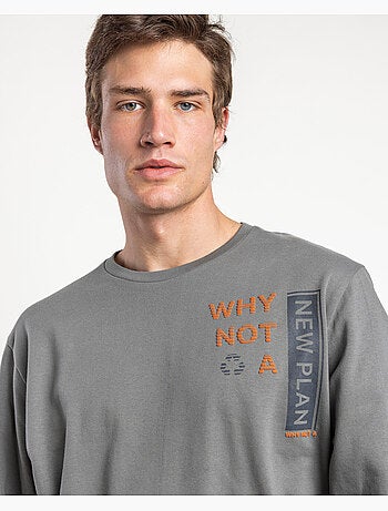 NOUVEAU PLAN Pyjama à manches longues recyclé pour homme
