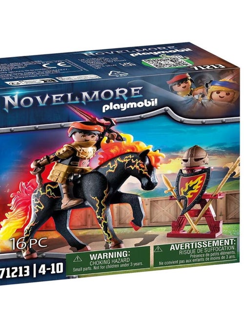 Novelmore Chevalier Burnham Raider avec cheval de feu - Kiabi