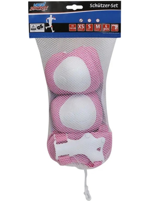 NSP - Kit de protections rose, taille XS jusqu'à 25 kg - Kiabi