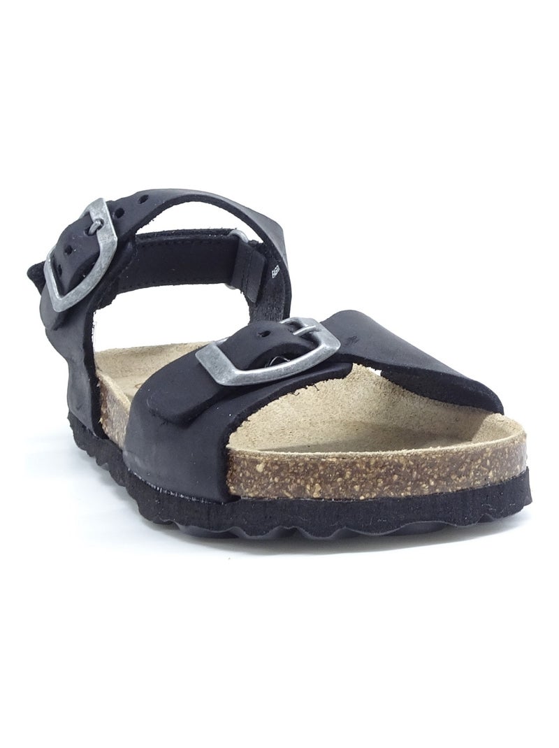 Nu Pieds Reqins Noir Noir - Kiabi