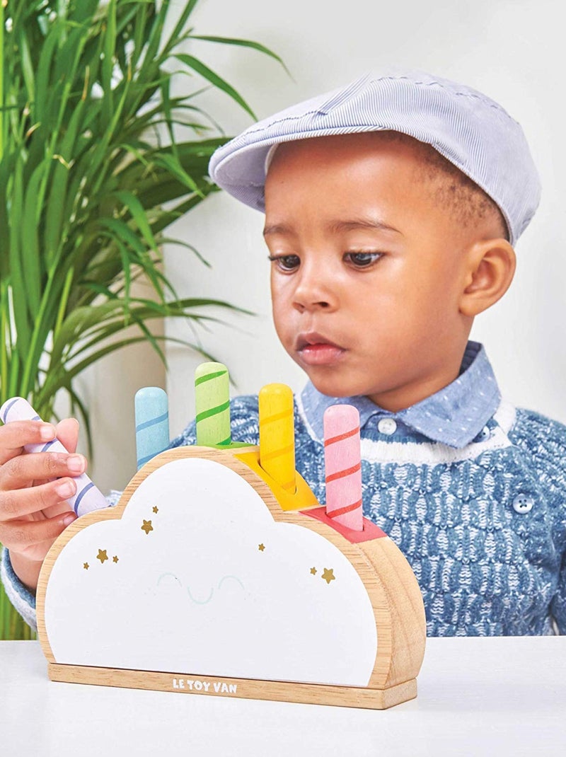 Nuage arc-en-ciel Pop-up Blanc - Kiabi