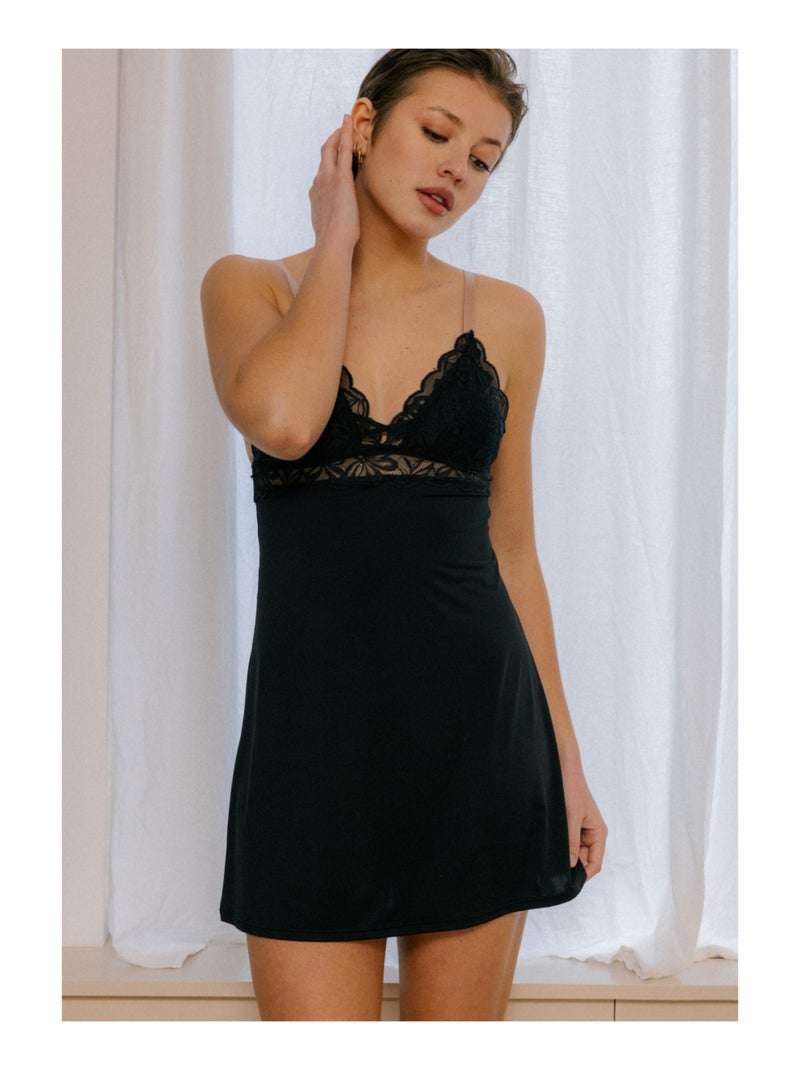 Nuisette à coques amovibles Billie Noir - Kiabi