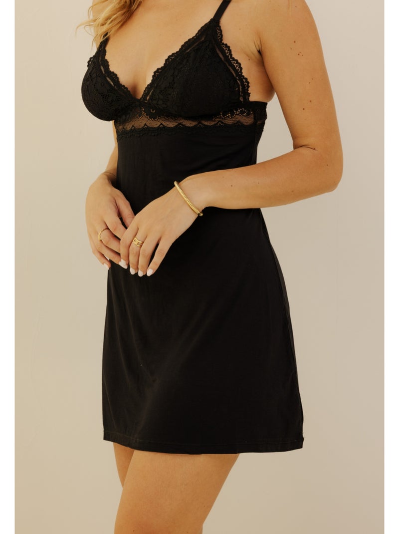 Nuisette à coques amovibles Chloé Noir - Kiabi