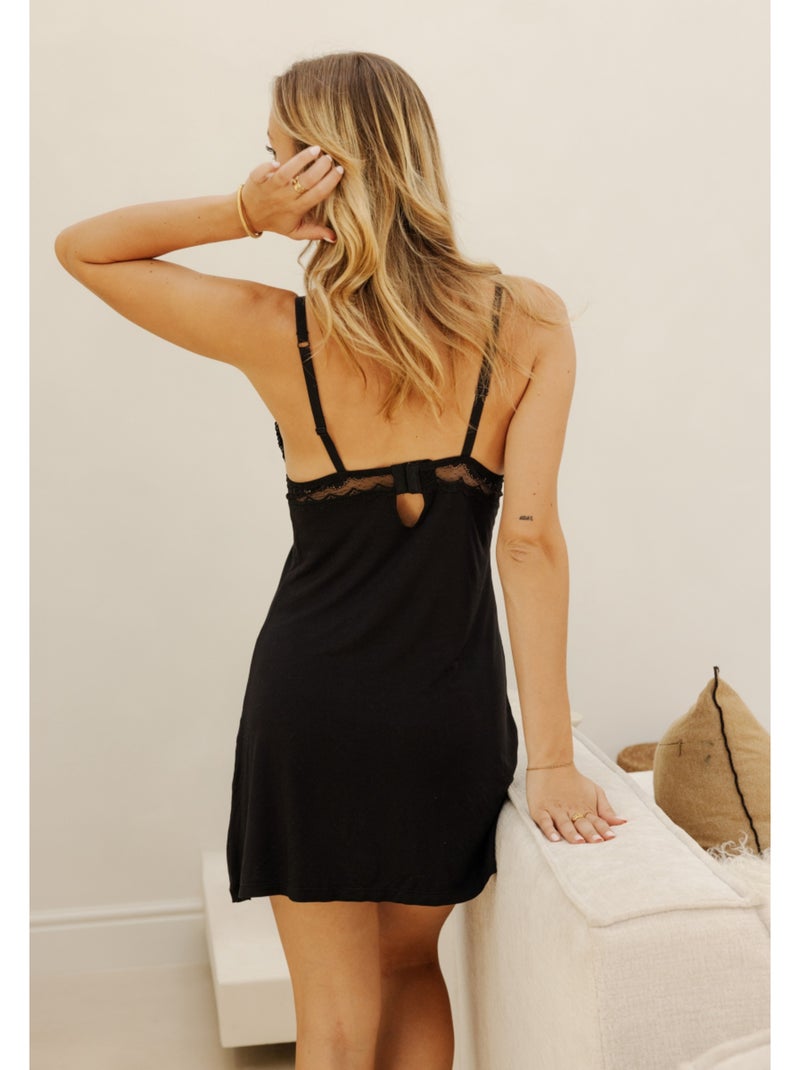 Nuisette à coques amovibles Chloé Noir - Kiabi