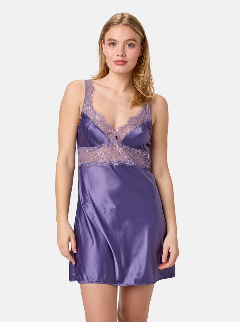 Nuisette AROMATIQUE - Brigitte Bardot Lingerie Violet - Kiabi