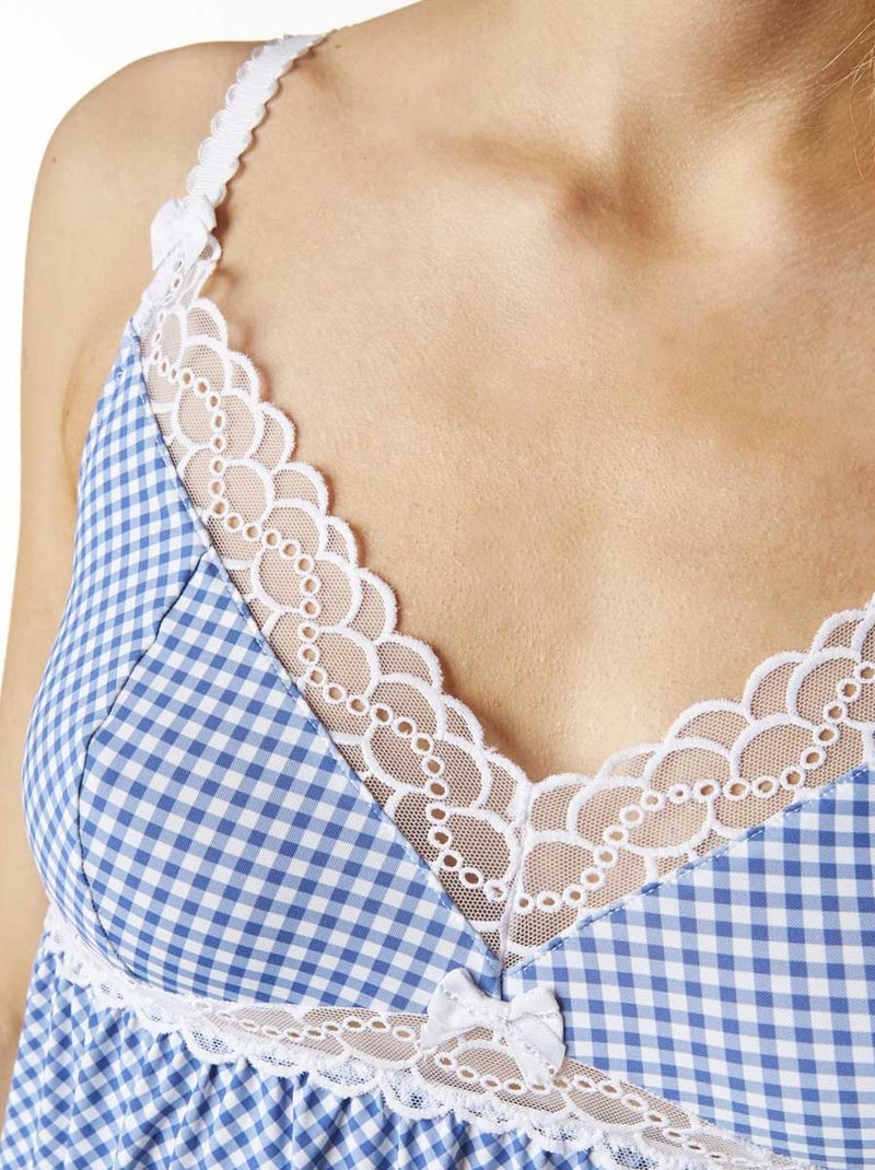 Nuisette BADINAGE - Brigitte Bardot Lingerie Bleu - Kiabi