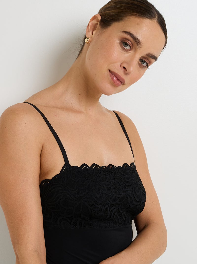 Nuisette bandeau dentelle Syara - RougeGorge Lingerie Noir - Kiabi