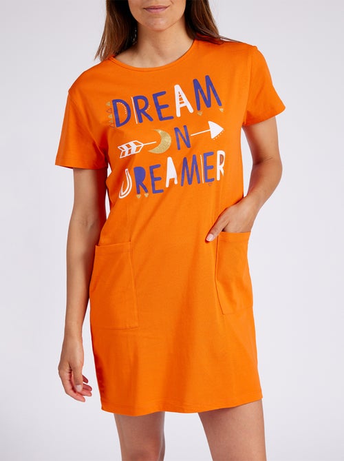 Nuisette BE WILD orange - MELISSA BROWN - Kiabi Nuisette BE WILD orange - MELISSA BROWN - Kiabi