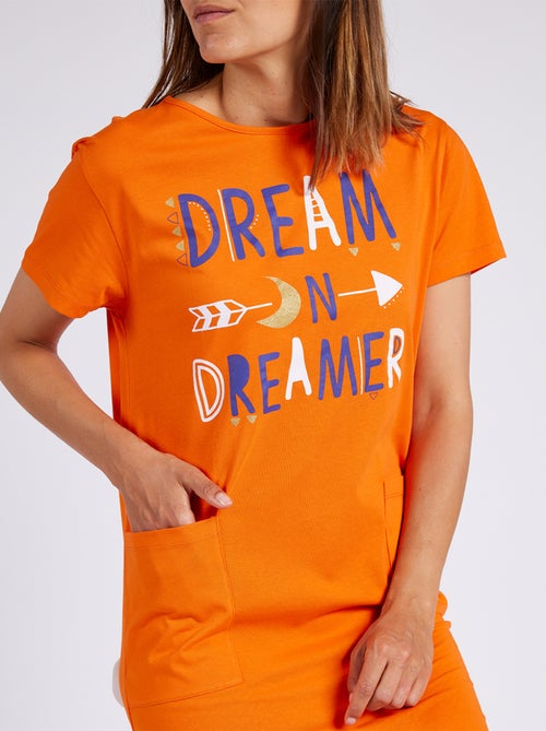 Nuisette BE WILD orange - MELISSA BROWN - Kiabi Nuisette BE WILD orange - MELISSA BROWN - Kiabi