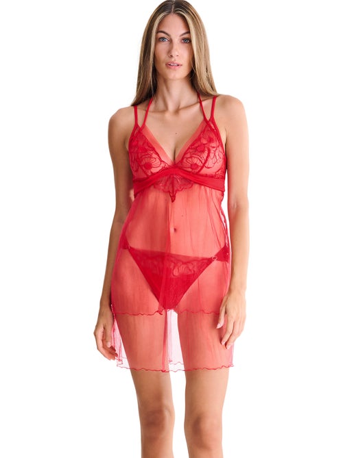 Nuisette courte transparente MIRACLE - Kiabi