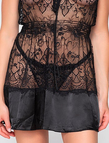 Nuisette dentelle AMELIE