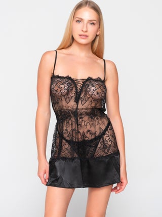 Nuisette dentelle AMELIE