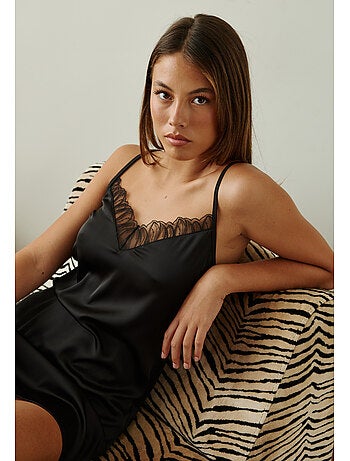 Nuisette en satin cristy