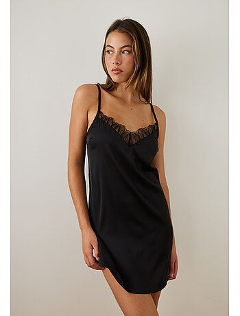 Nuisette en satin cristy