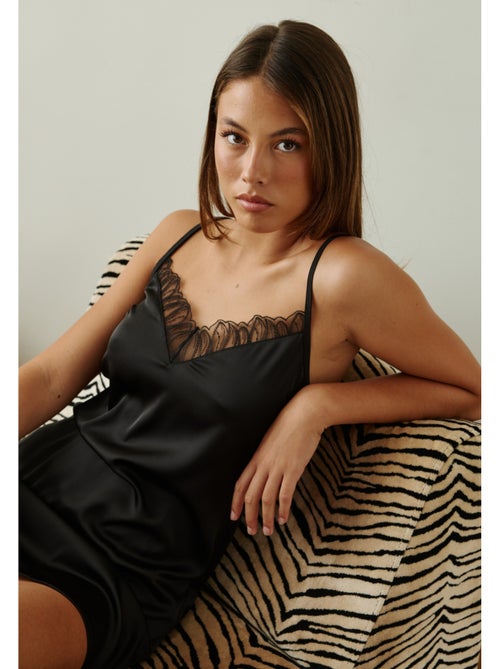 Nuisette en satin cristy - Kiabi Nuisette en satin cristy - Kiabi