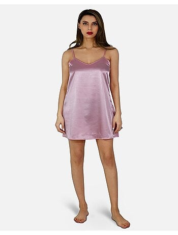 nuisette en satin Kebello