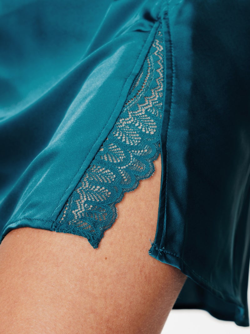 Nuisette Gladis - RougeGorge Lingerie Bleu turquoise - Kiabi
