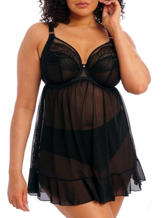 Nuisette grande taille avec soutien-gorge intégré Priya