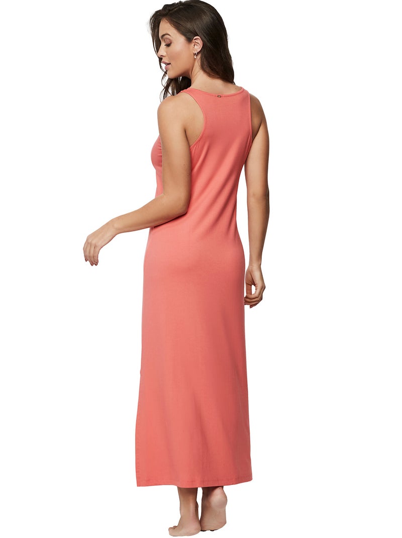 Nuisette longue AGATHA Orange corail - Kiabi