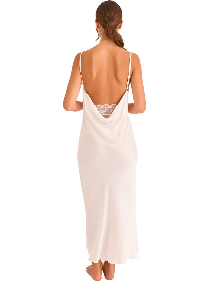 Nuisette longue MANUELA MARIAGE Ecru - Kiabi