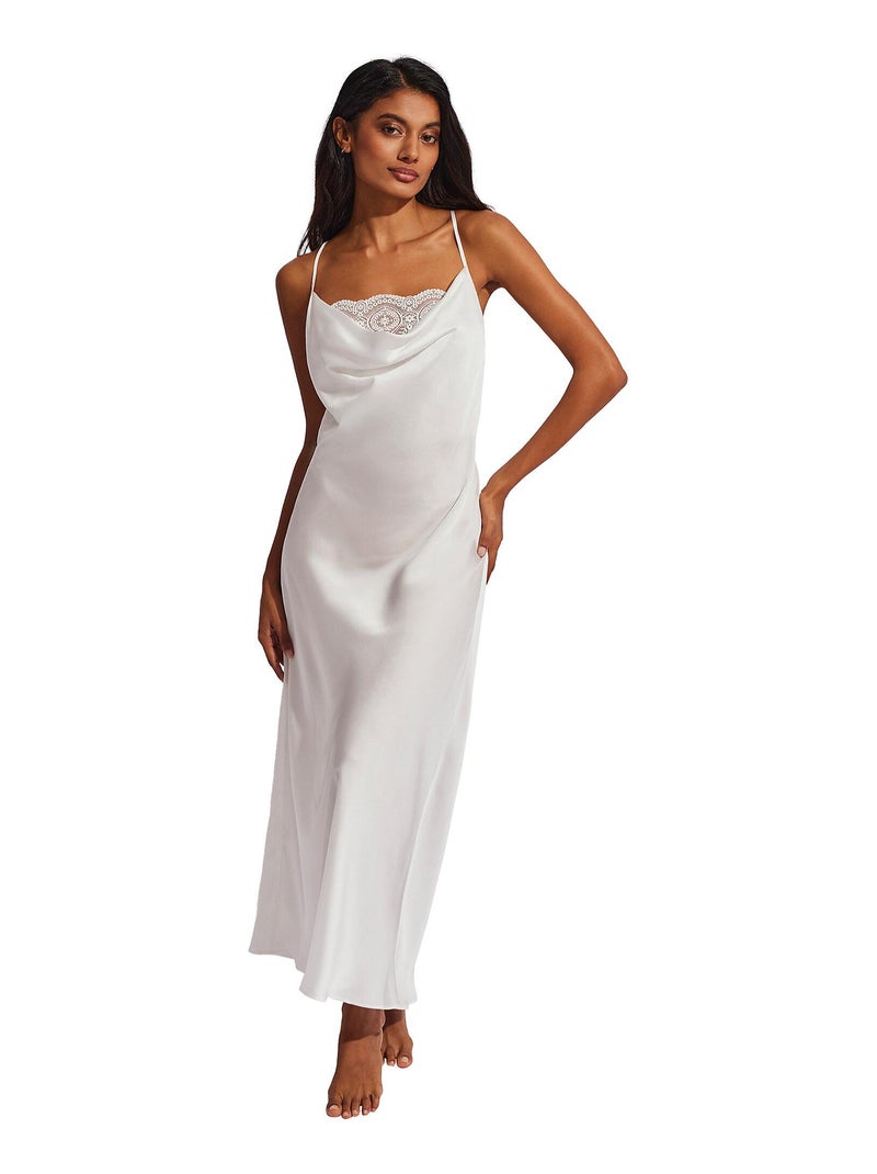 Nuisette longue Matilda mariage Ecru - Kiabi