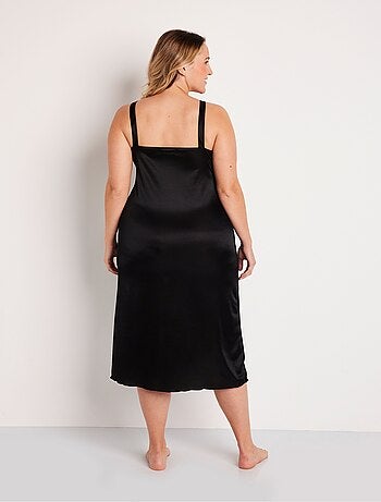 Nuisette maille satinée et dentelle - Afibel