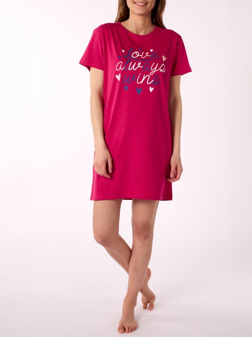 Nuisette manche courte   LOVA rose - MELISSA BROWN - Kiabi