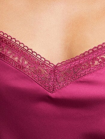 Soldes Nuisette femme, nuisette jersey, soie, coton, dentelle, longue - Kiabi