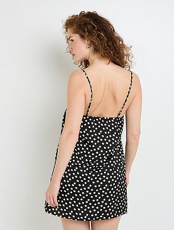 Nuisette satin Hally - RougeGorge Lingerie