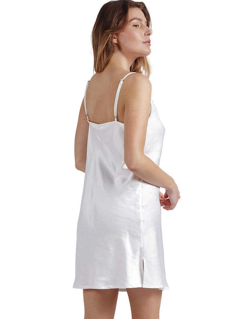 Nuisette Satin Luxe Blanc - Kiabi