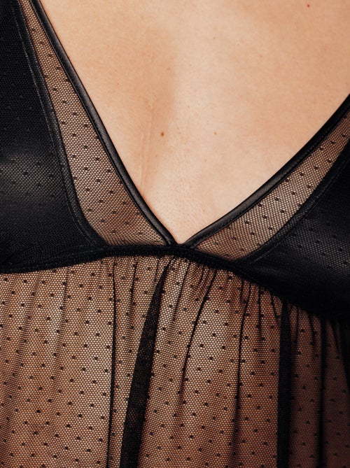 Nuisette + tanga Hypsi - RougeGorge Lingerie - Kiabi