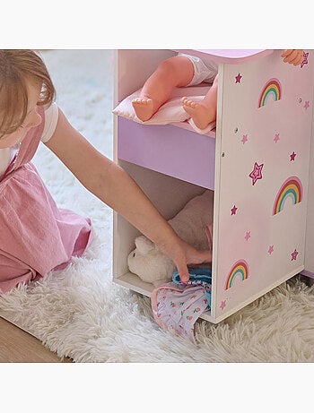 Nursery Poupée 6-en-1 en, 64cm, Violet